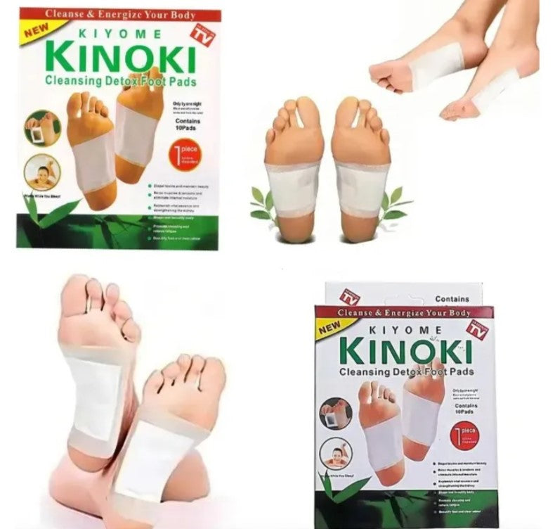 10 Parches Desintoxicantes Kinoki Pies Cansancio