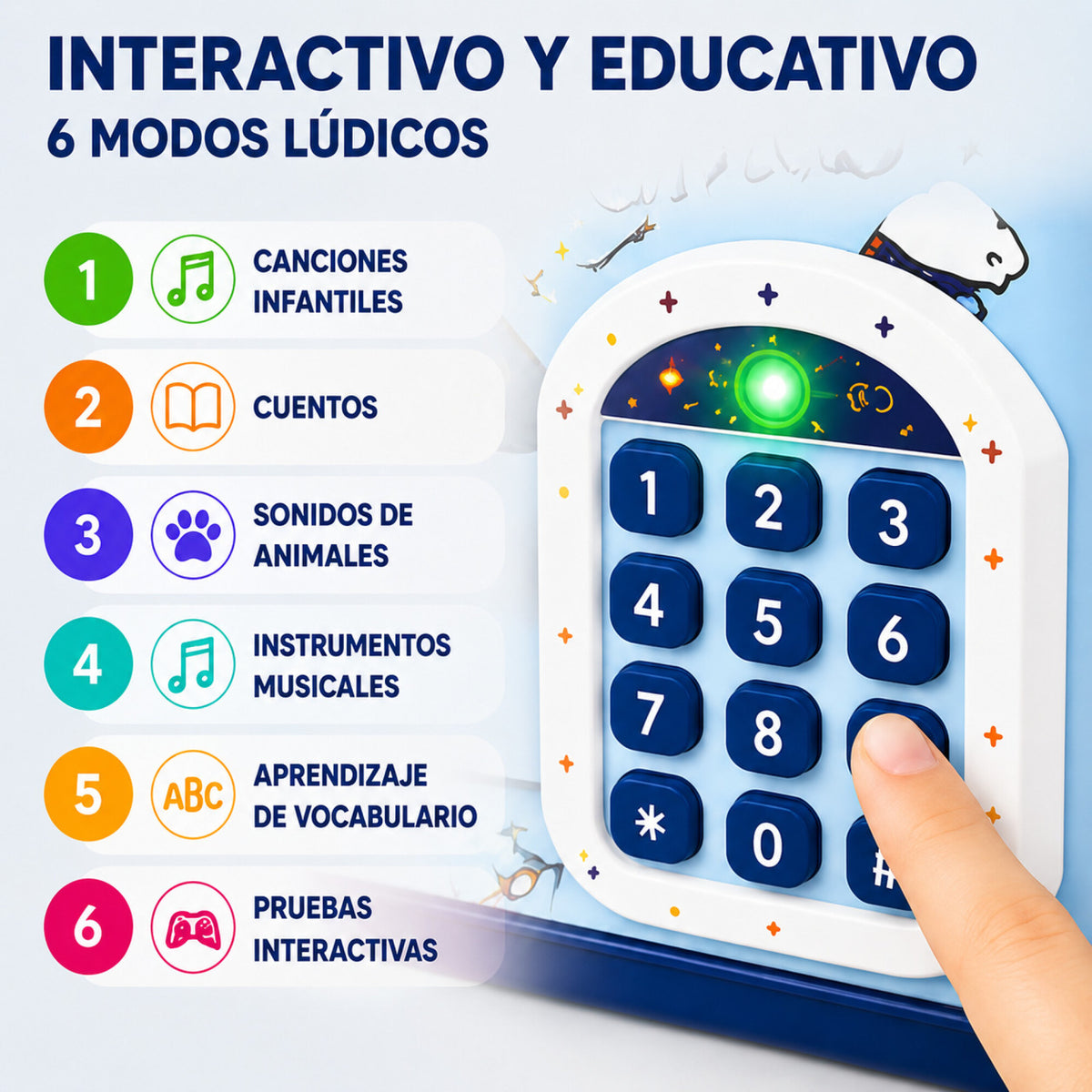 Alcancía Infantil Caja Fuerte Juguete Con Sonido Luces