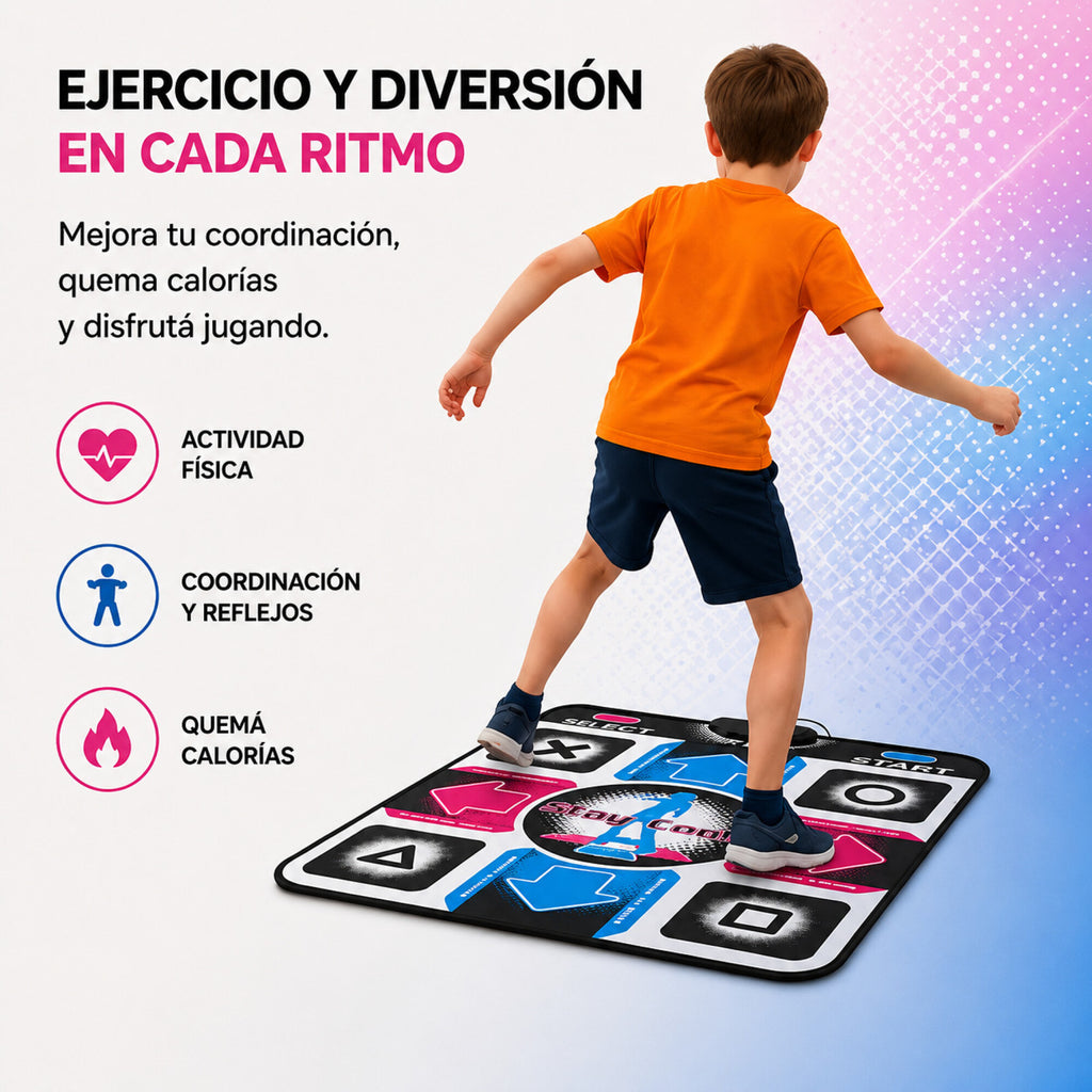 Alfombra De Baile Para Tv Pc Juego Precargado Musical Niños