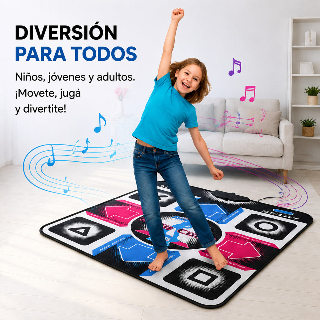 Alfombra De Baile Para Tv Pc Juego Precargado Musical Niños
