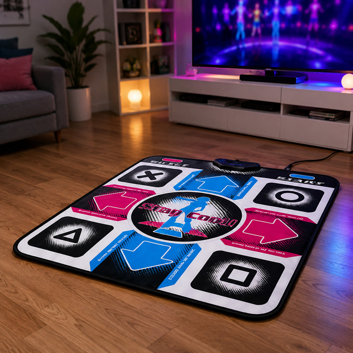 Alfombra De Baile Para Tv Pc Juego Precargado Musical Niños