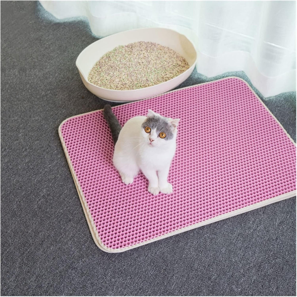 Alfombra Sanitaria Recolectora Gatos Doble Capa Impermable