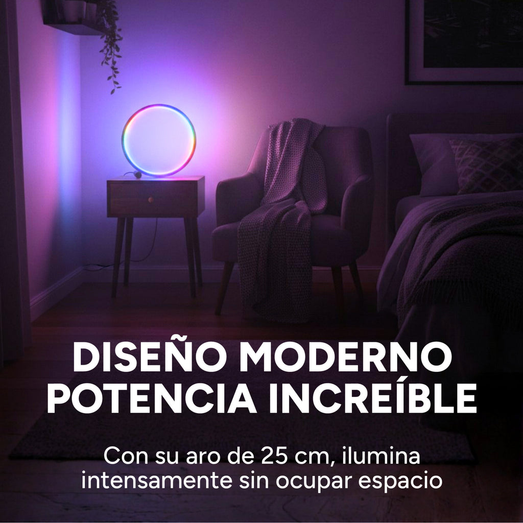 Aro Led Rgb Escritorio Gamer Celular Inalambrico Calidad