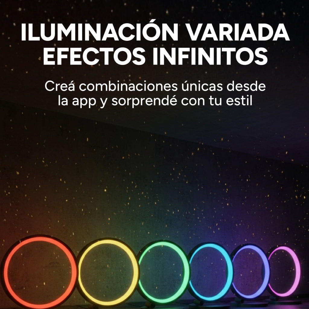 Aro Led Rgb Escritorio Gamer Celular Inalambrico Calidad