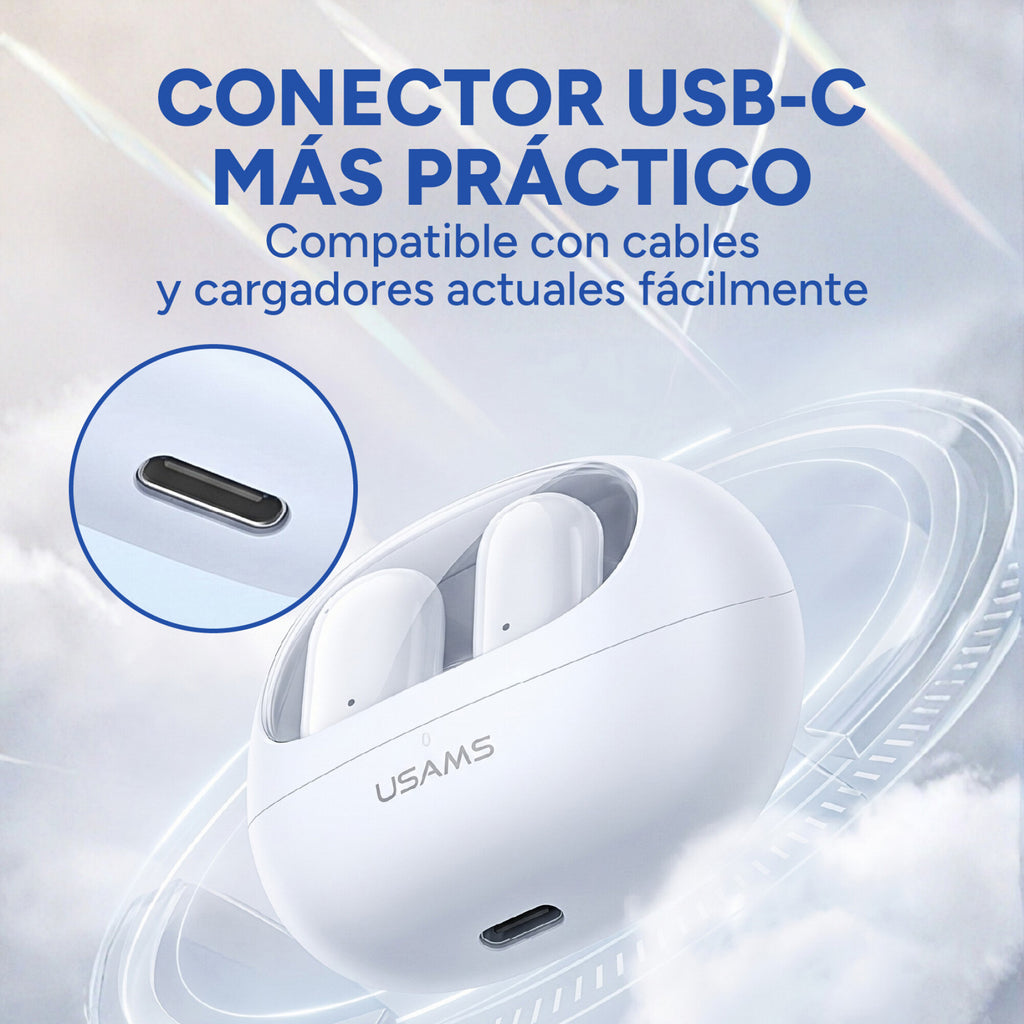 Auriculares Usams TD22 In Ear Bluetooth 5.3 Waterproof Ipx4