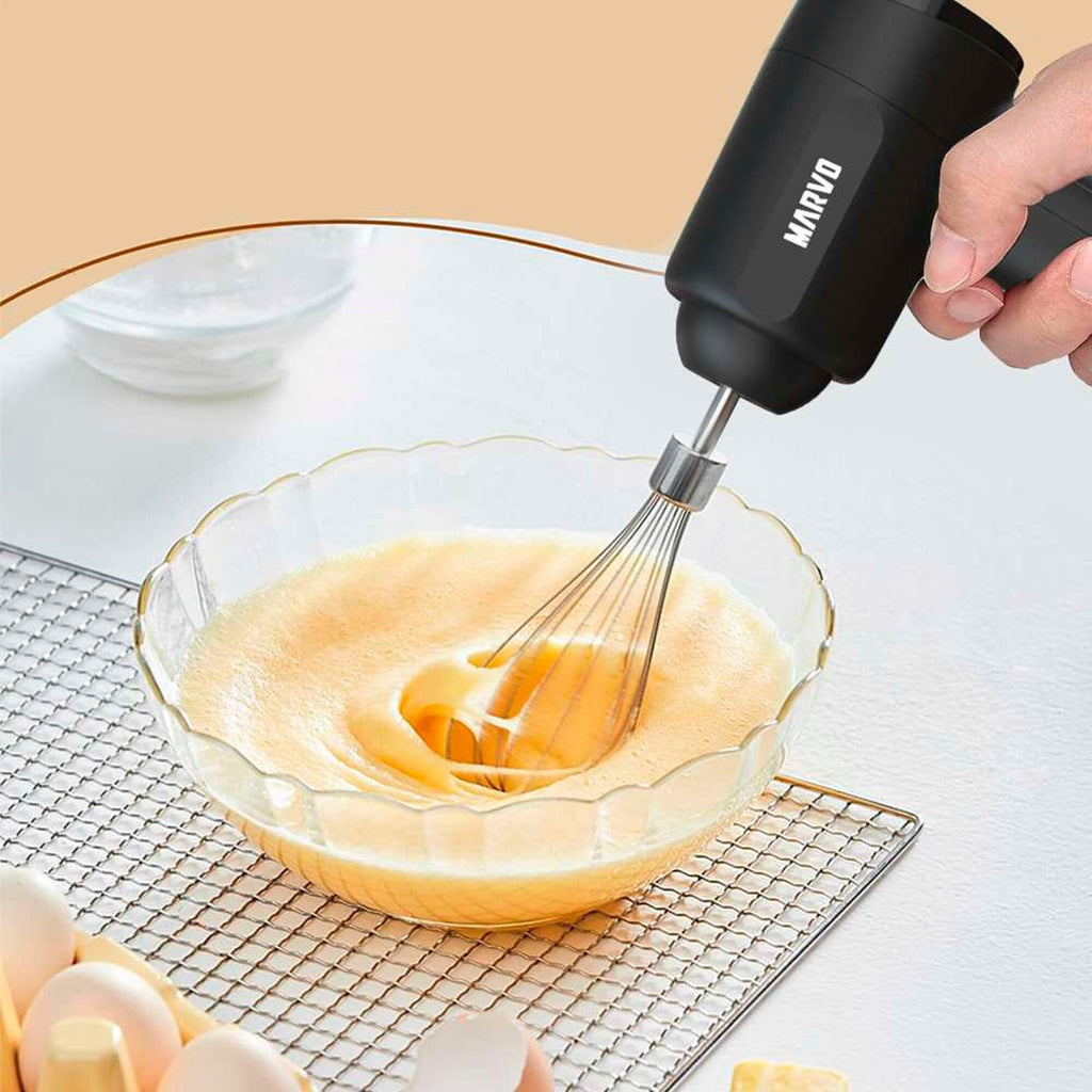 Batidora de Mano 2 en 1 Marvo Recargable USB 3 Velocidades