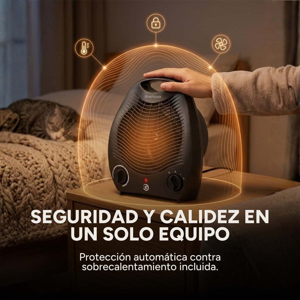 Caloventilador Goldtech 2000W 220V 2 Modos Frío Calor