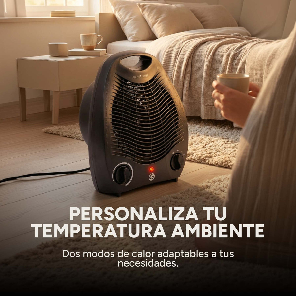 Caloventilador Goldtech 2000W 220V 2 Modos Frío Calor