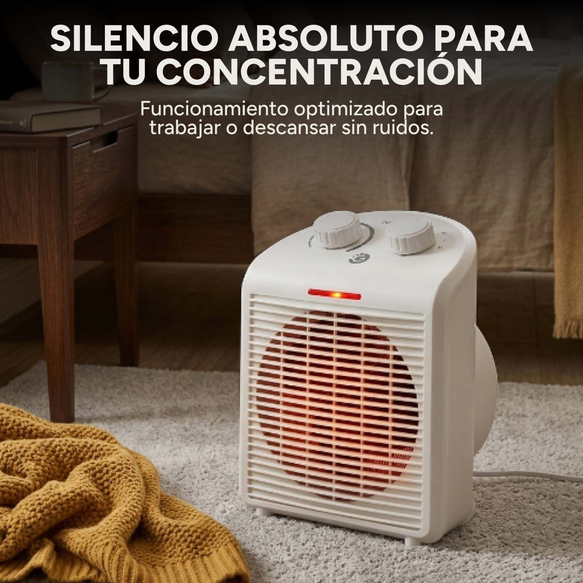 Caloventilador Goldtech 2000W 220V 2 Niveles Frío Calor