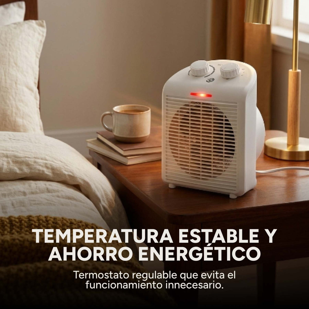 Caloventilador Goldtech 2000W 220V 2 Niveles Frío Calor