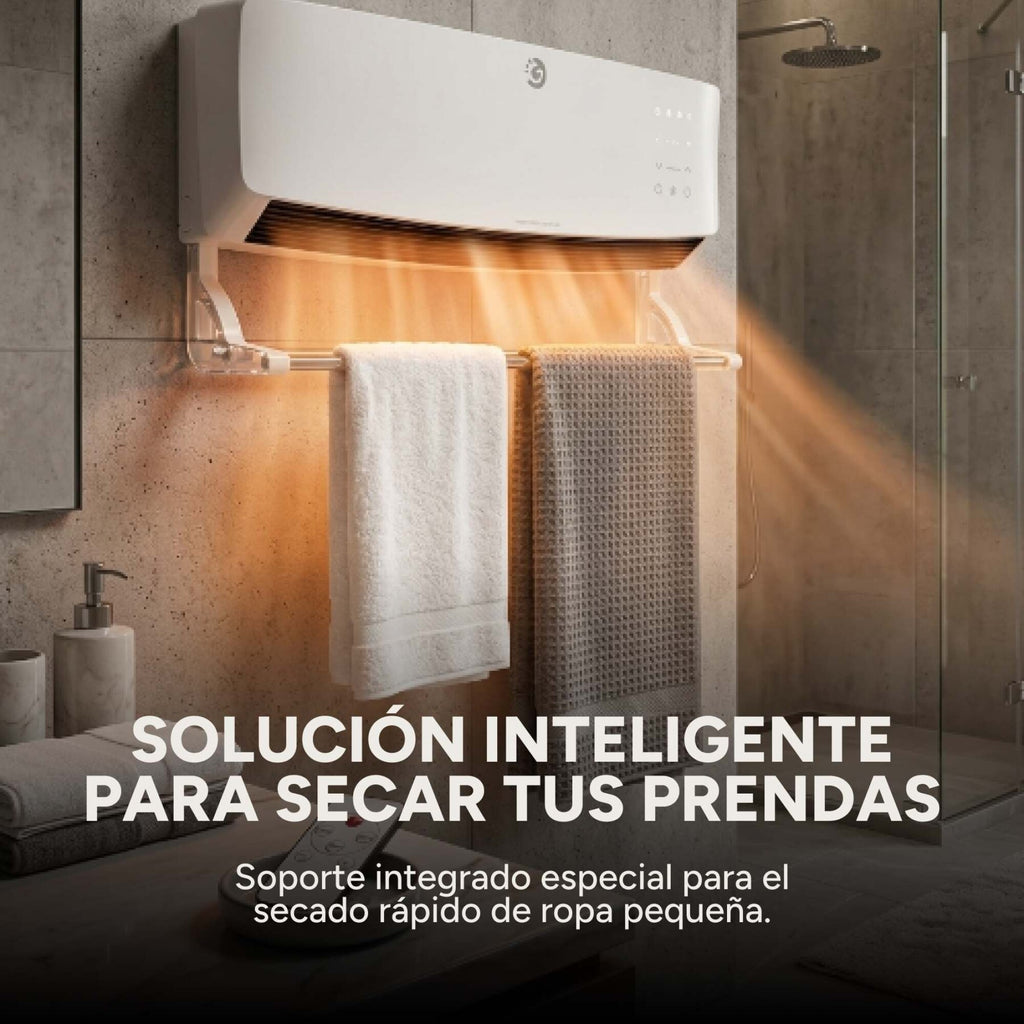 Caloventor Pared Goldtech 1500W 220V Accesorio Secado Ropa