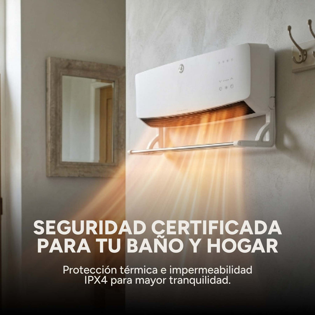 Caloventor Pared Goldtech 1500W 220V Accesorio Secado Ropa