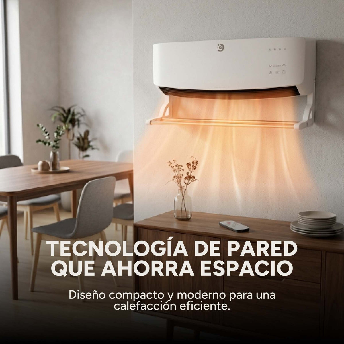 Caloventor Pared Goldtech 1500W 220V Accesorio Secado Ropa