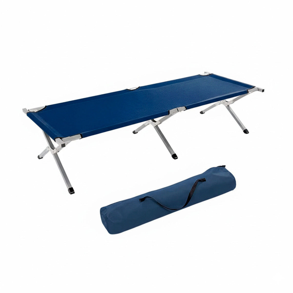 Cama Catre Plegable Camping Playa Aire Libre Aluminio 190 Cm