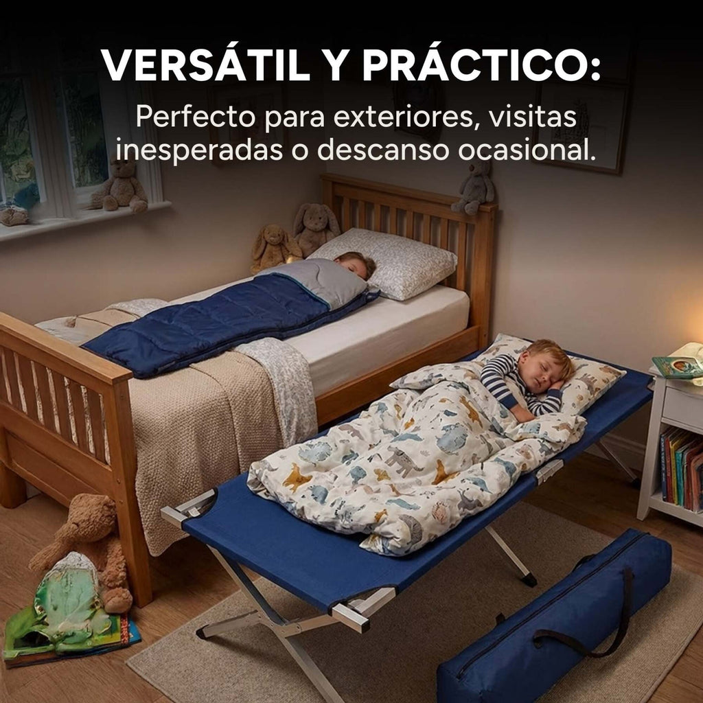 Cama Catre Plegable Camping Playa Aire Libre Aluminio 190 Cm