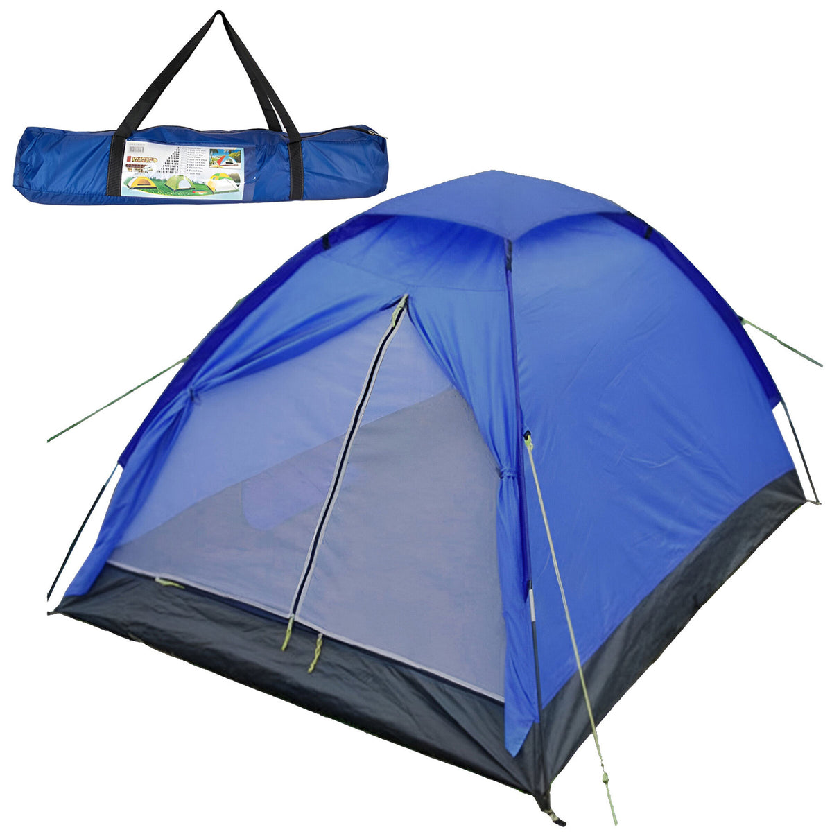 Carpa Camping Iglu Impermeable Mosquitero 2X2 Mts 2 Personas