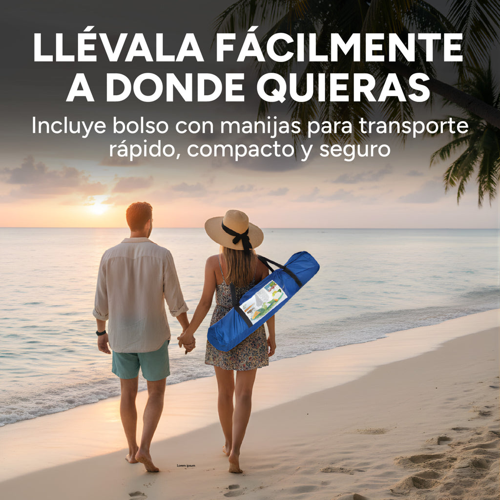 Carpa Camping Iglu Impermeable Mosquitero 2X2 Mts 2 Personas
