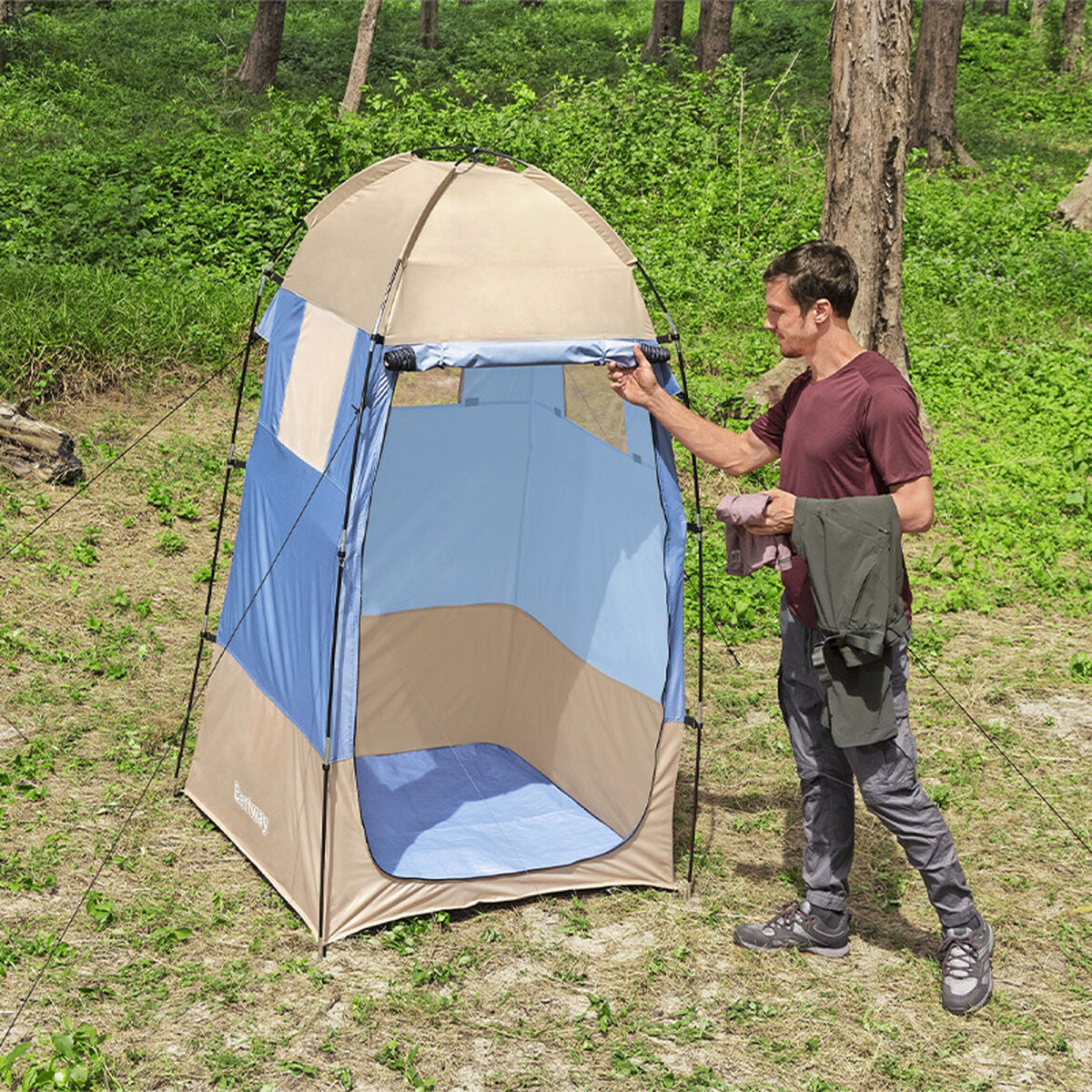 Carpa Vestidor Cambiador Ducha Baño Portatil Camping Bestway