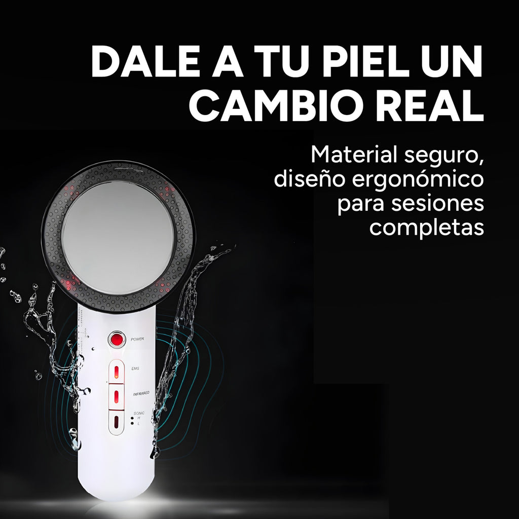 Cavitador Ultrasonido 3 En 1 Masaje Adelgaza Portable