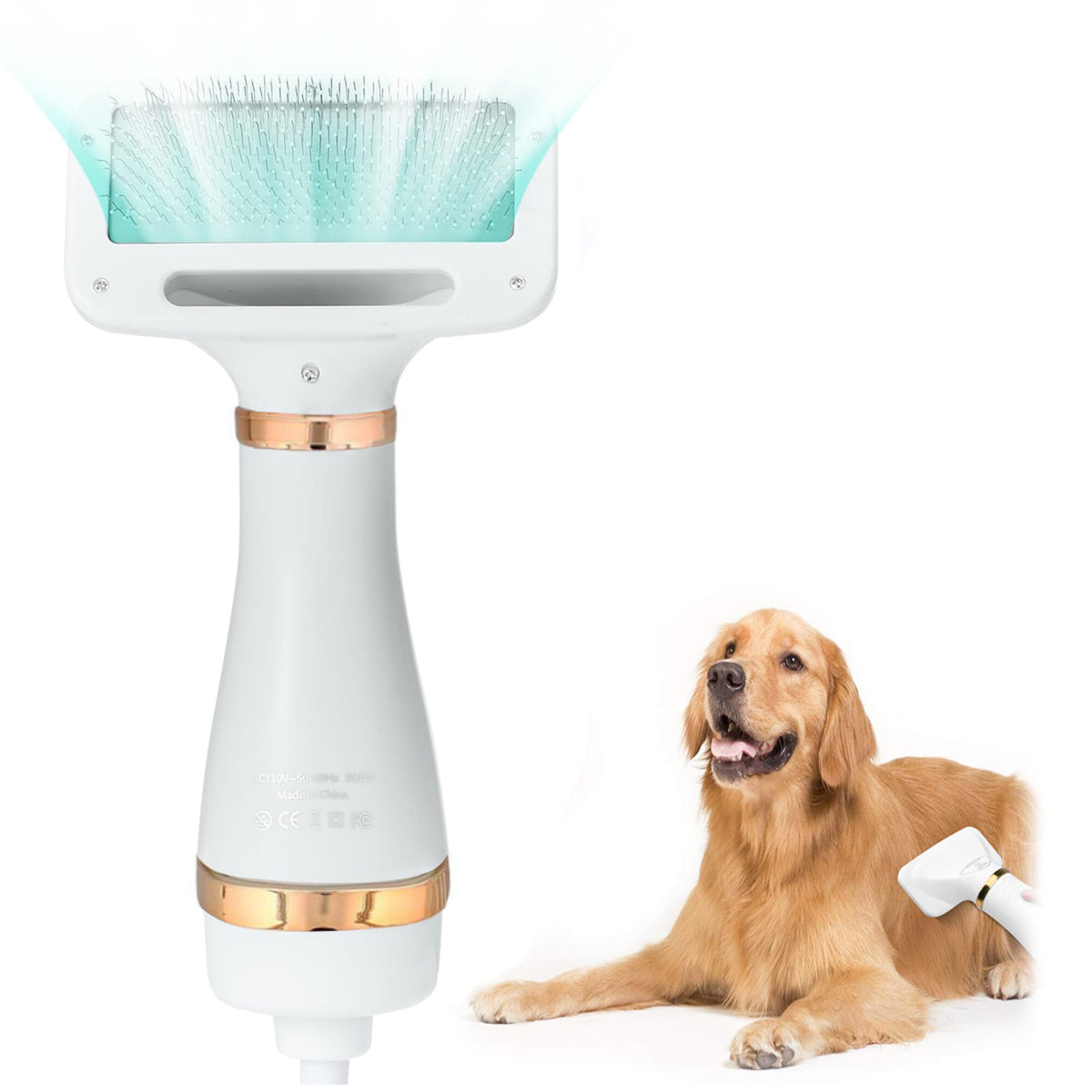 Cepillo Secador De Pelo Perro Gato Mascotas Peine 300w