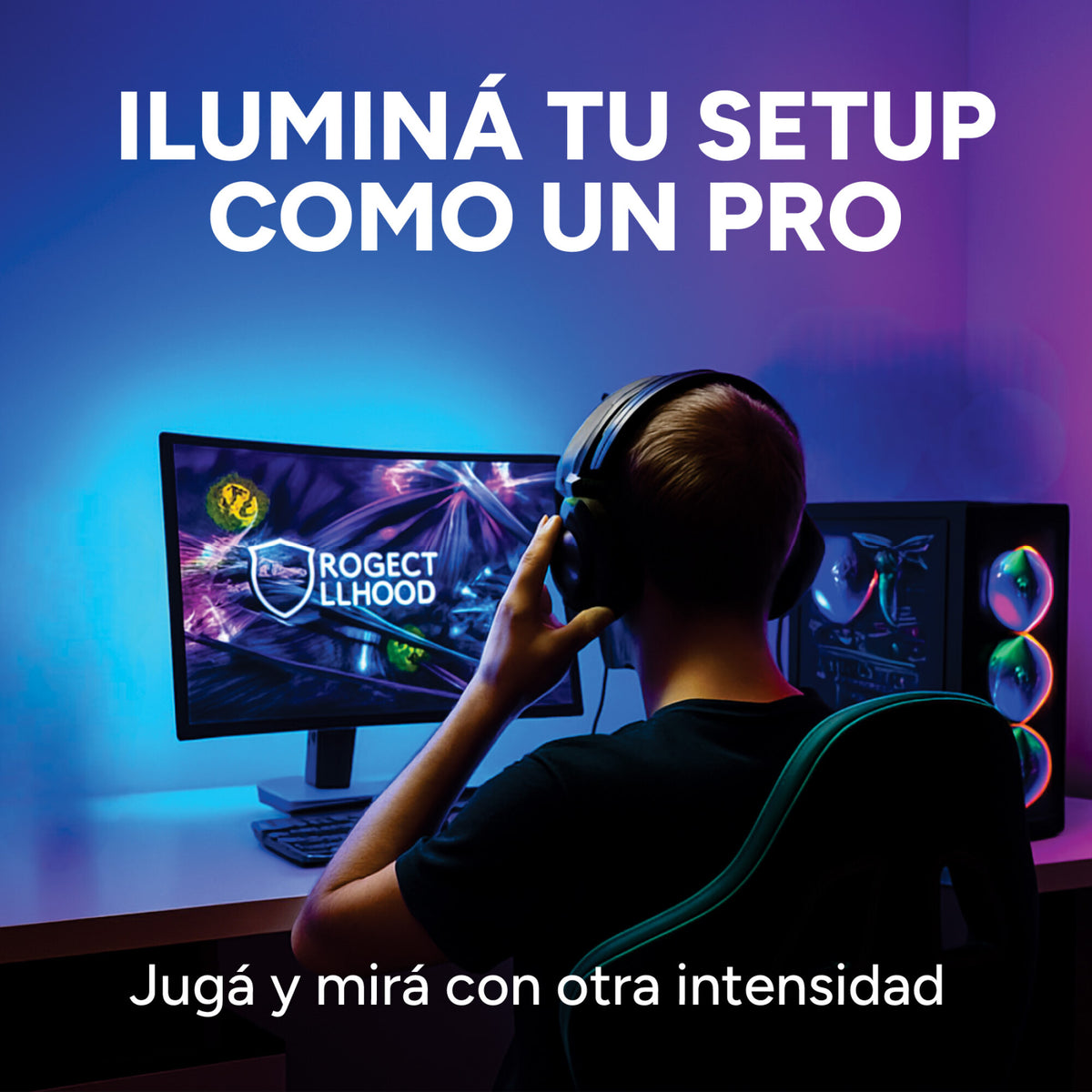 Cinta Tira Luces Led Rgb 2 Metros Ambilight Monitor Tv Y +