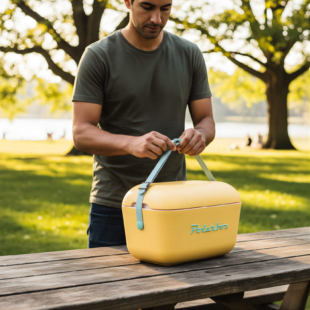 Conservadora Hielera Vintage 12L Litros Latas Hielo Polarbox
