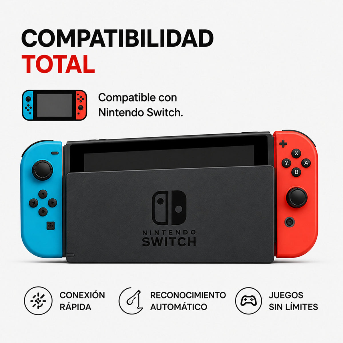 Control Joystick Para Nintendo Switch Inalámbrico Bluetooth