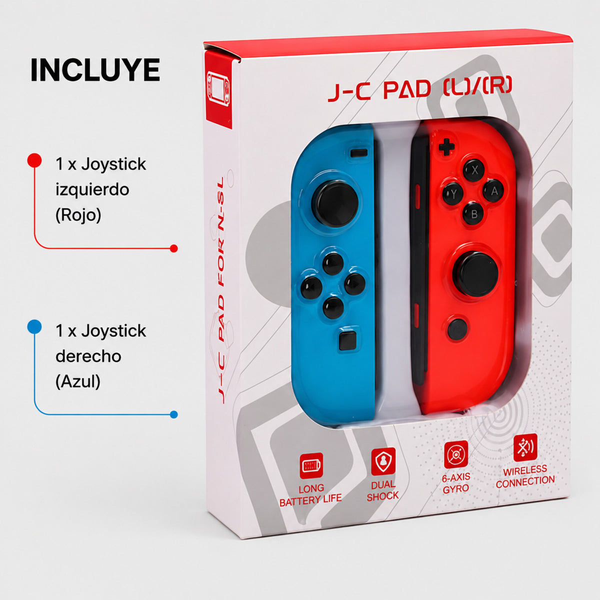 Control Joystick Para Nintendo Switch Inalámbrico Bluetooth