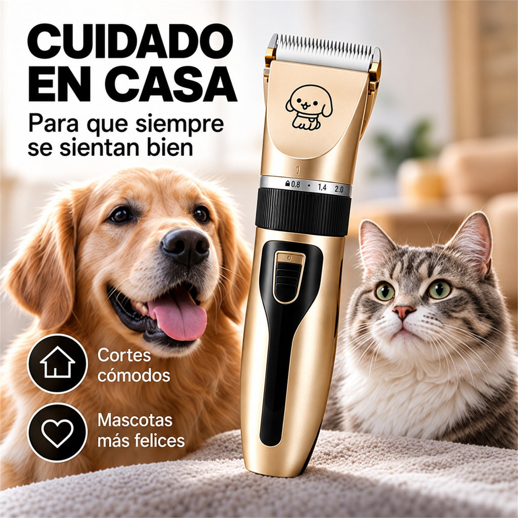 Cortapelo Mascotas con 4 Peines