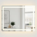 Espejo Rectangular Baño Táctil 3 Modos Retroiluminado 90X70
