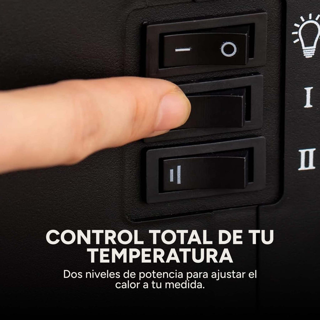 Estufa Chimenea Efecto Fuego 220V 2000W Diseño Clásico