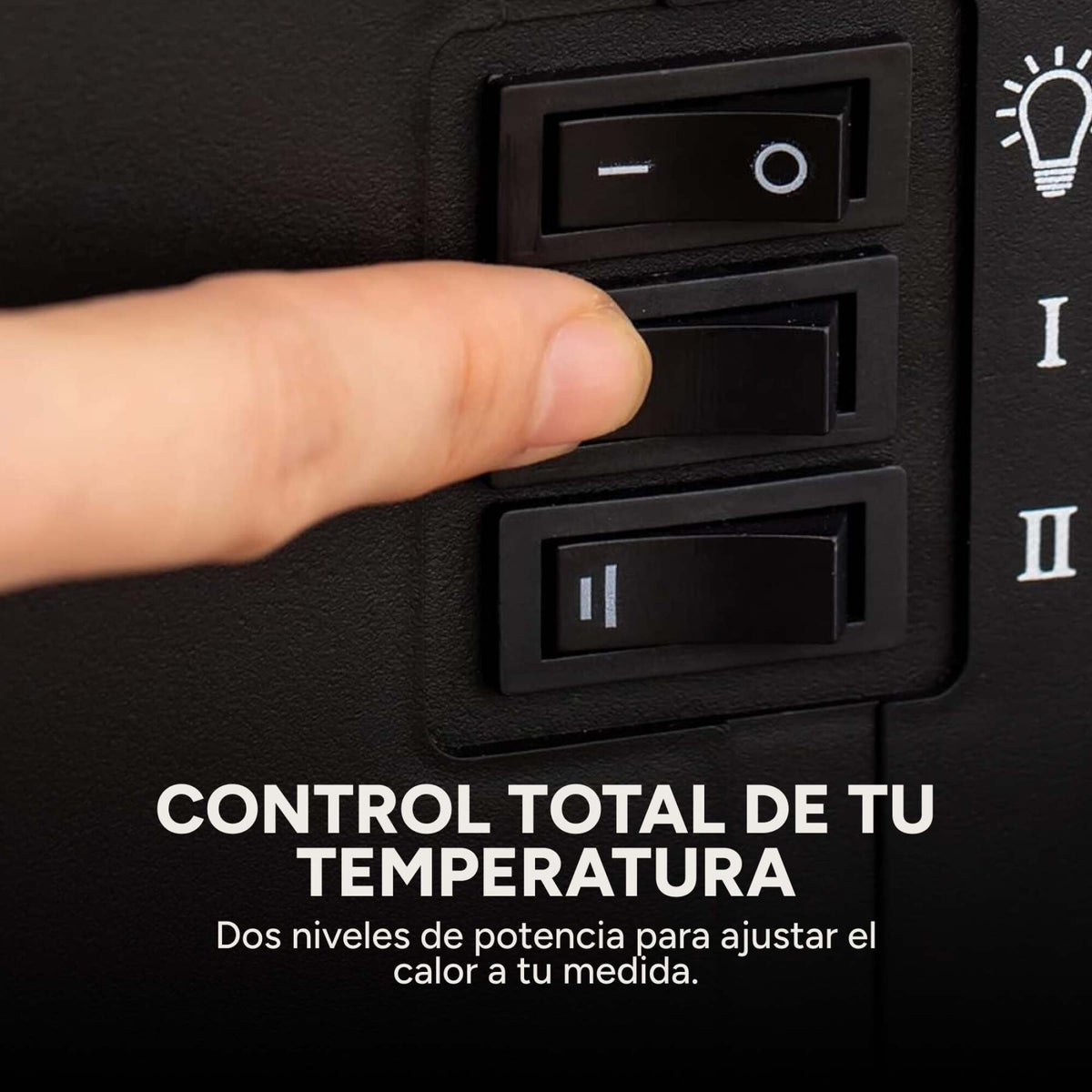 Estufa Chimenea Efecto Fuego 220V 2000W Diseño Clásico