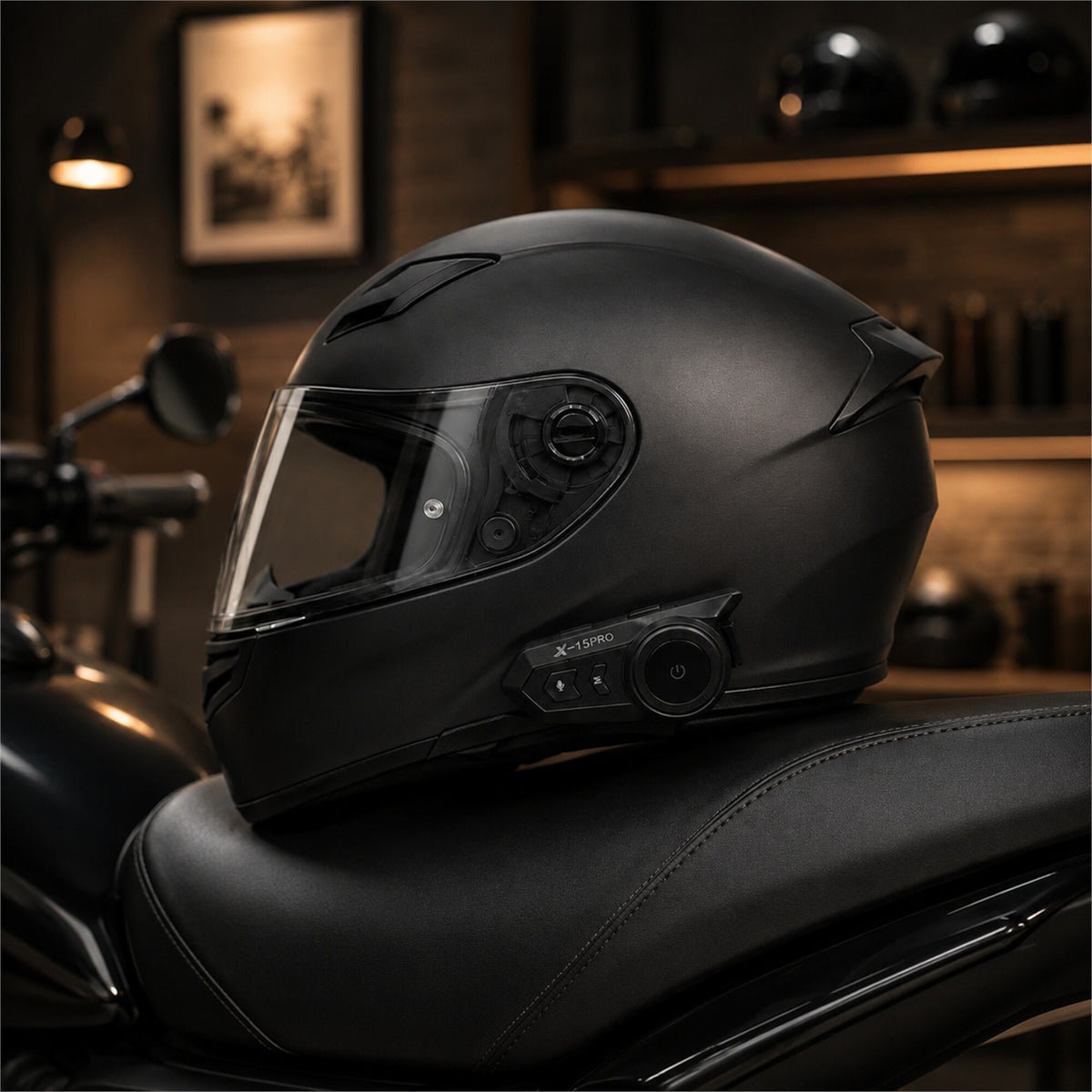 Intercomunicador Bluetooth X15 Pro para Casco de Moto
