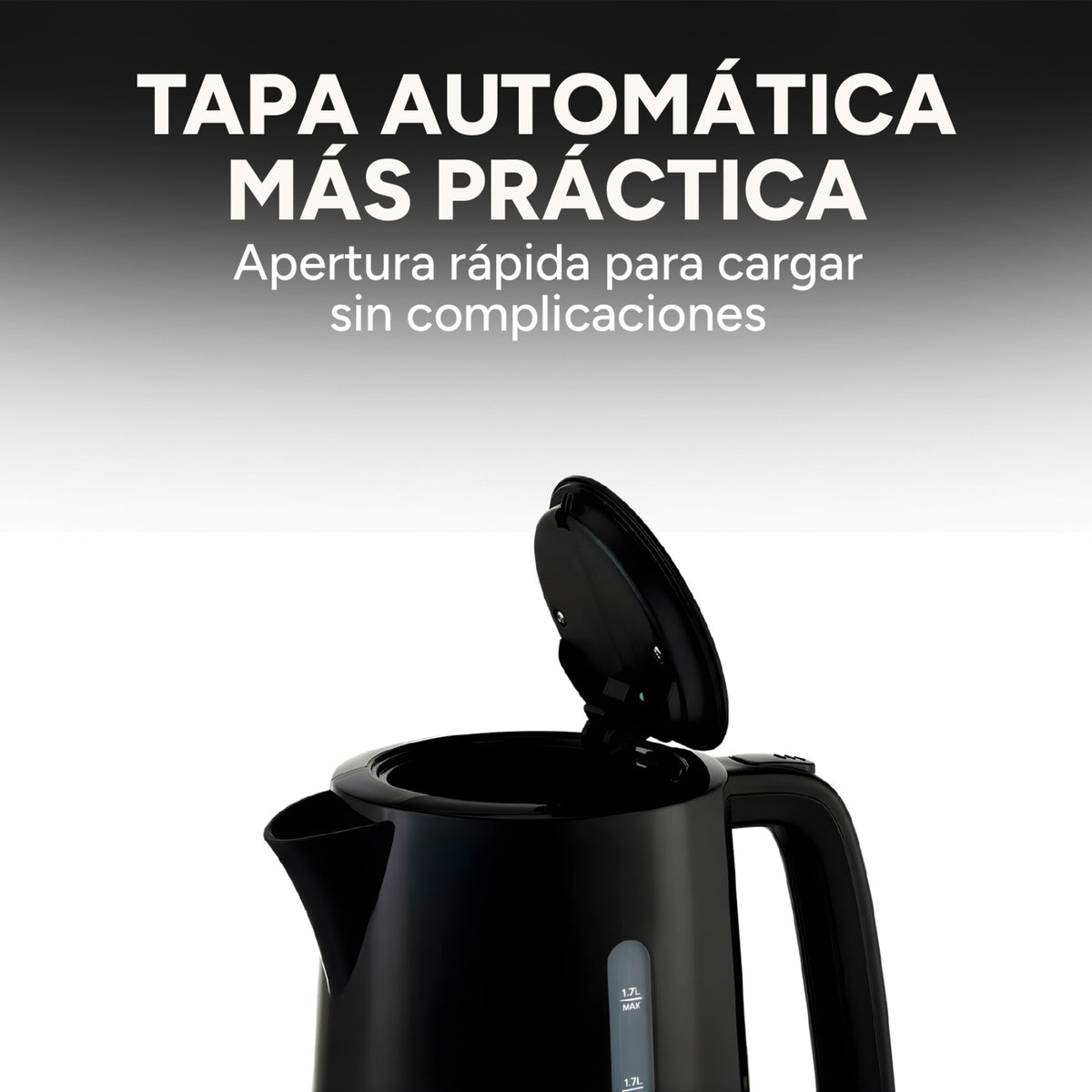 Jarra Electrica Marvo 1.7 Litros Corte Automatico Hervidor