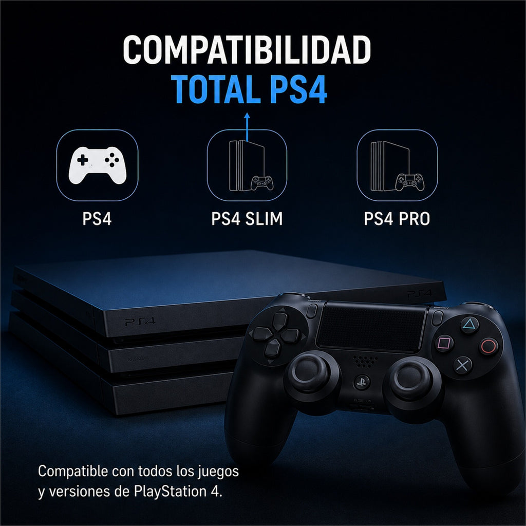Joystick Inalámbrico para PS4 con Bluetooth y Batería Recargable