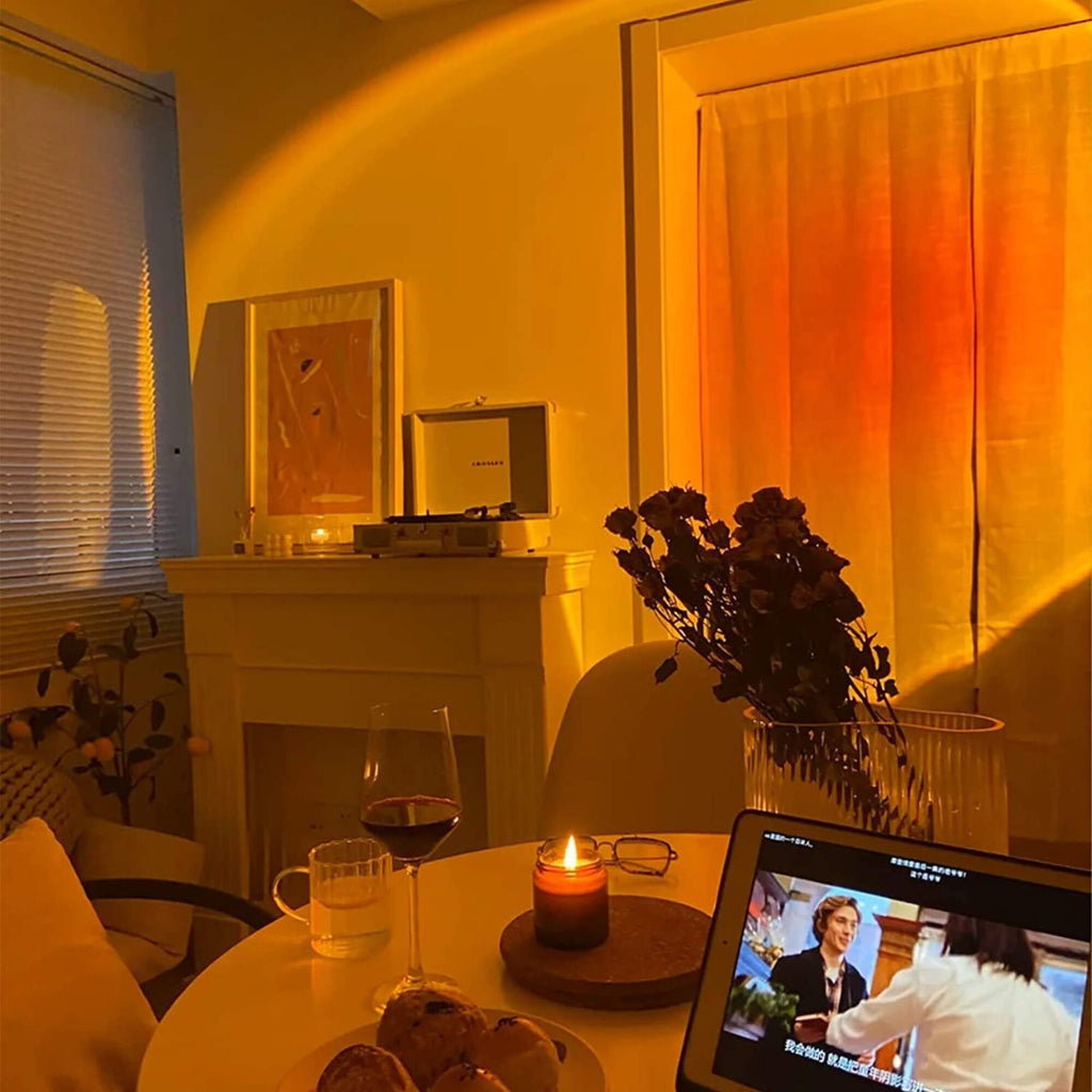 Lampara Puesta Sol Luz Sunset Atardecer Led Calidad Relax