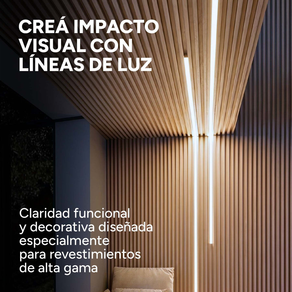 Luz Wpc Luz 1,5m Neutra 4000K+Transformador + Dimmer Pack X4