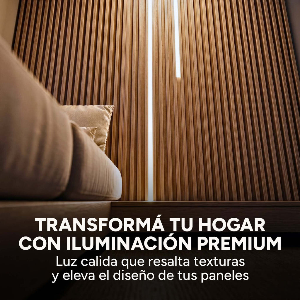 Luz Wpc Luz 2m Neutra 4000K +Transformador + Dimmer Pack X4