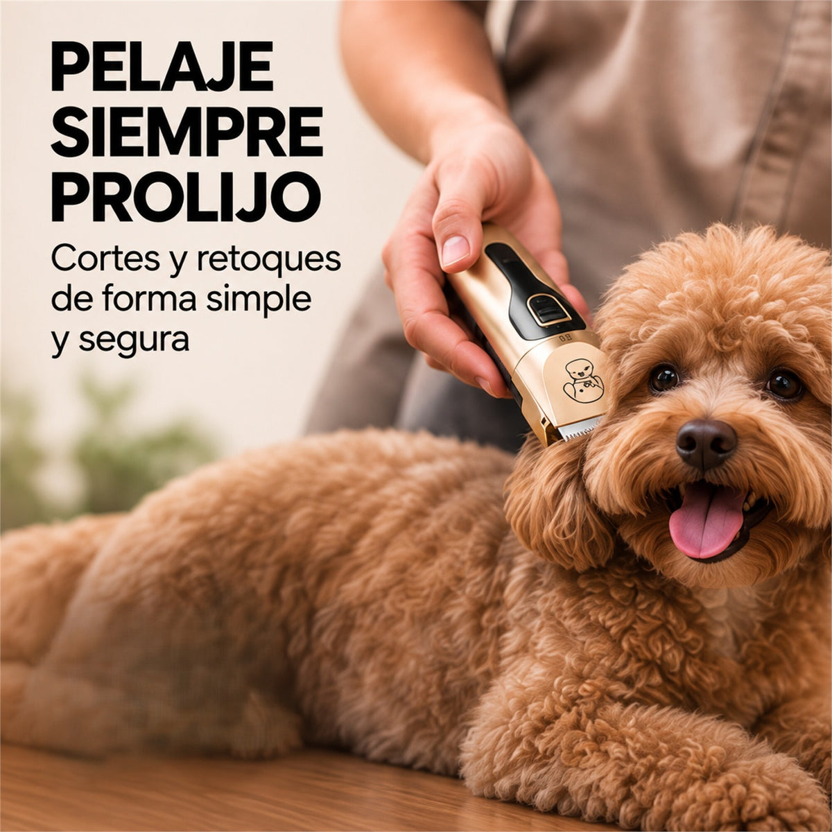 Máquina Corta Pelo Mascota USB-C