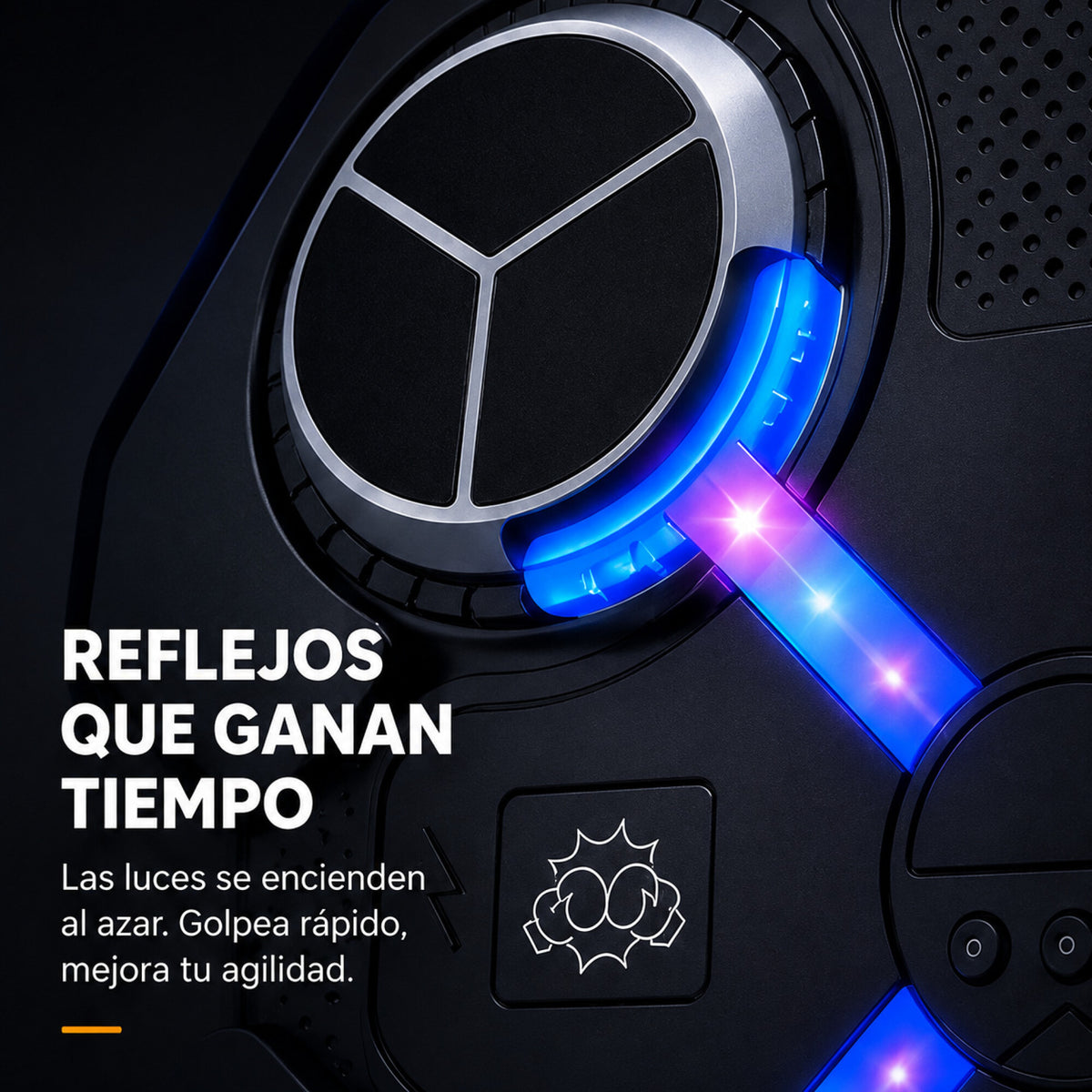 Maquina De Boxeo Infantil Bluetooth Bateria Musica Luz