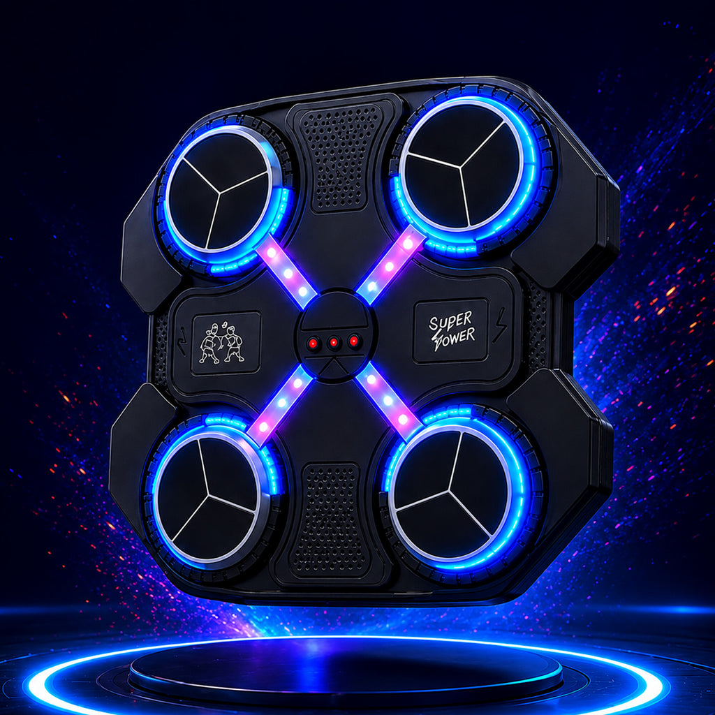 Maquina De Boxeo Infantil Bluetooth Bateria Musica Luz