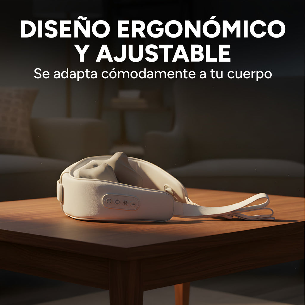 Masajeador Cervical Cuello Espalda Hombros 3 Modos 2 Niveles