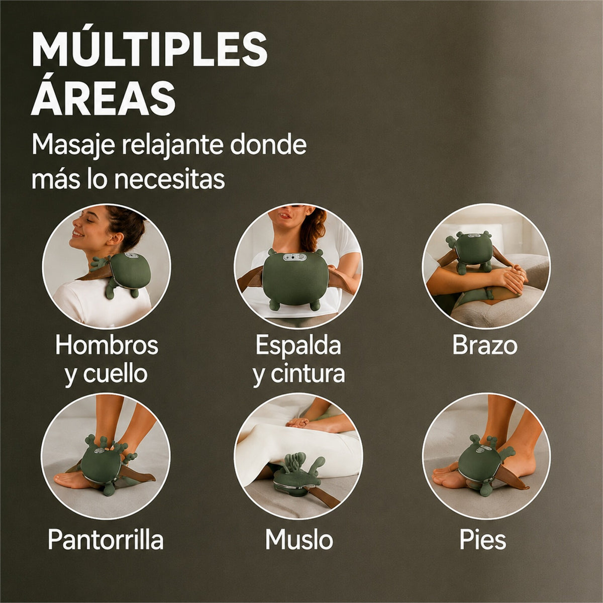 Masajeador Cervical Manos Recargable