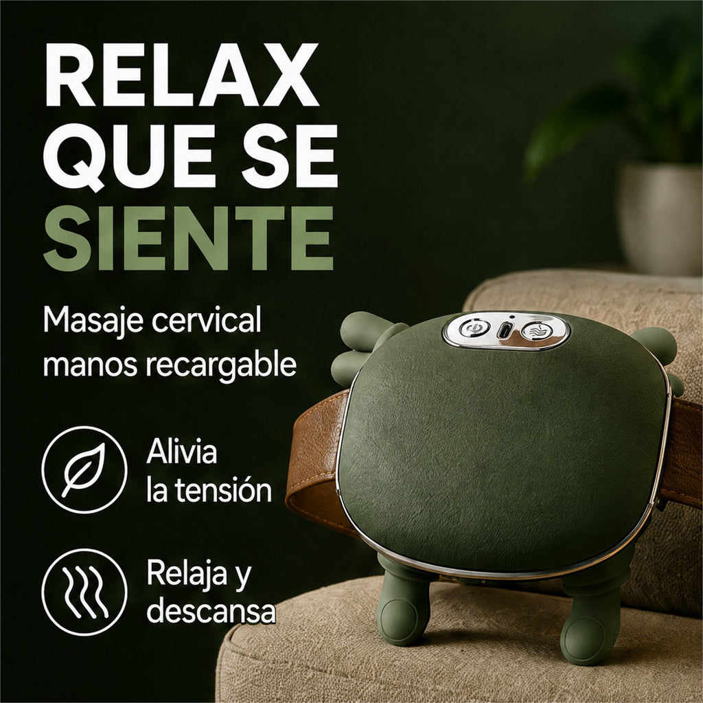Masajeador Cervical Manos Recargable