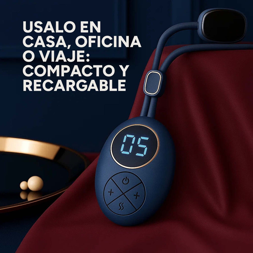 Masajeador de Cuello Colgante Eléctrico con Calor 5 Modos