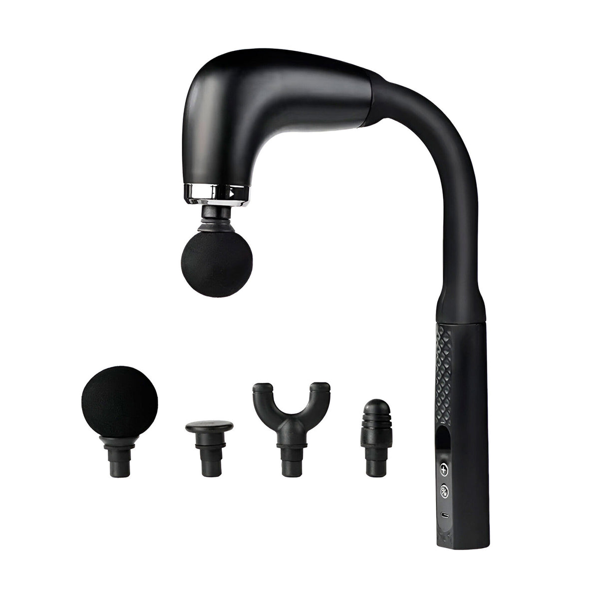 Masajeador Pistola De Masaje 9 Velocidades 4 Niveles USB