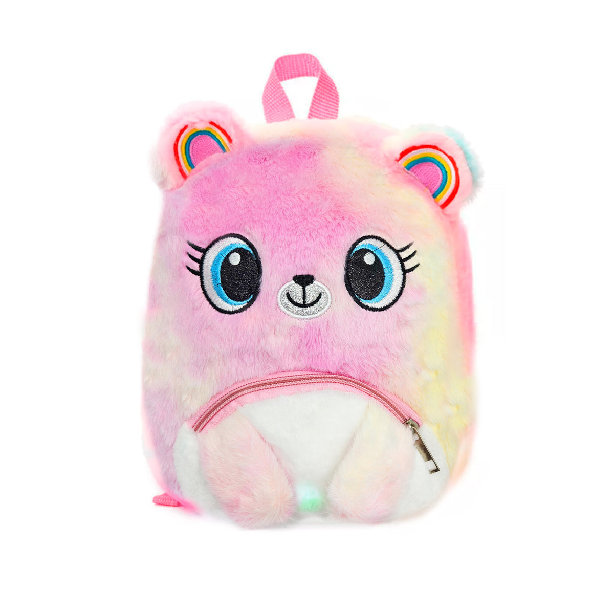 Mochila Escolar Infantil Efectos Luz Led Rgb Diseño Colores