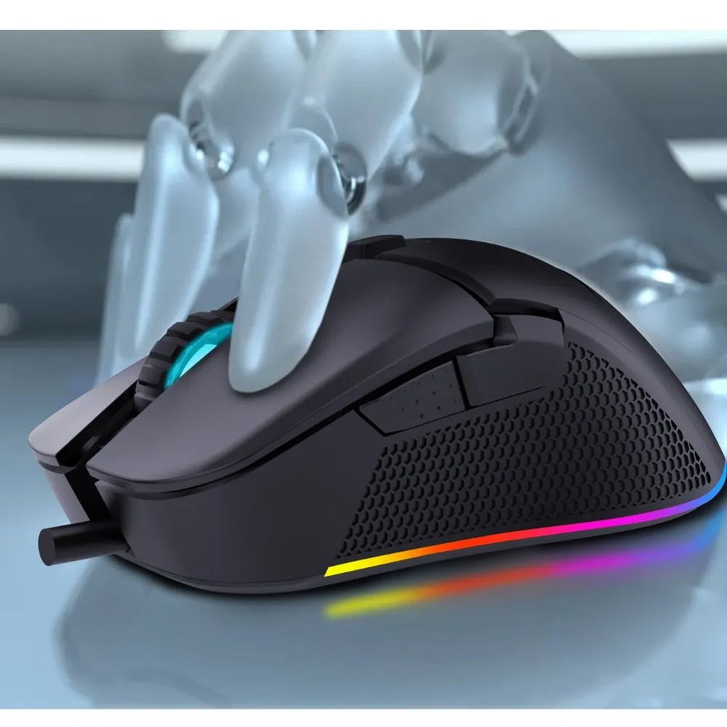 Mouse Gamer Acer Cableado Retroiluminado Luces RGB DPI 7200