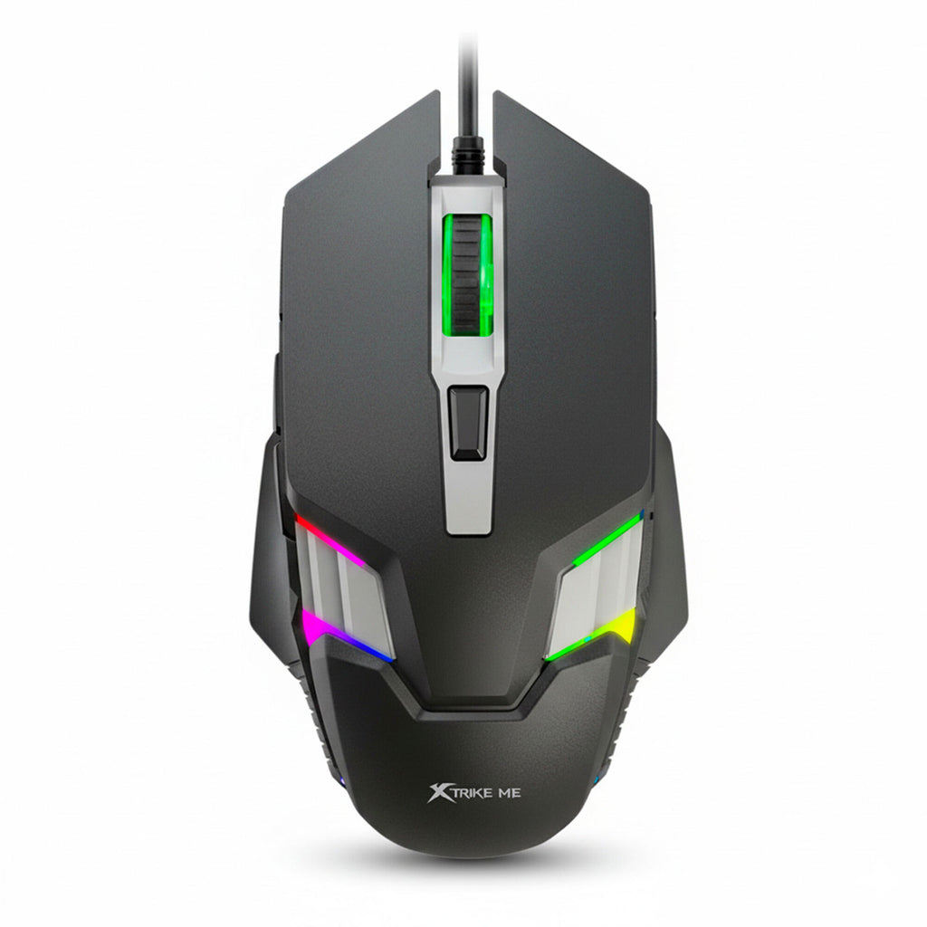 Mouse Gamer Cableado Xtrike Me Gm-110 Rgb 3600dpi 1.5m Luces