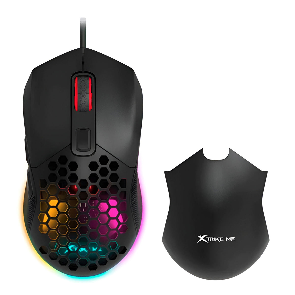 Mouse Óptico Gamer Xtrike Me GM-316 RGB 7200DP 13 Efectos